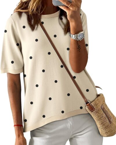 Women's Striped Pullover Sweater - Image 4