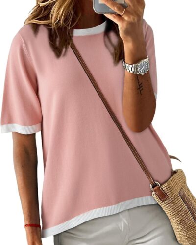 Women's Striped Pullover Sweater - Image 5