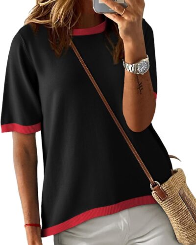 Women's Striped Pullover Sweater - Image 7
