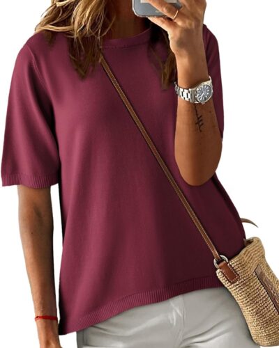 Women's Striped Pullover Sweater - Image 8