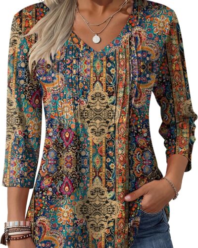 Women's V Neck Top - Image 14