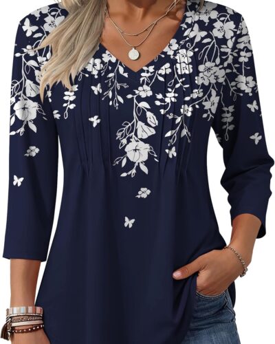 Women's V Neck Top - Image 21