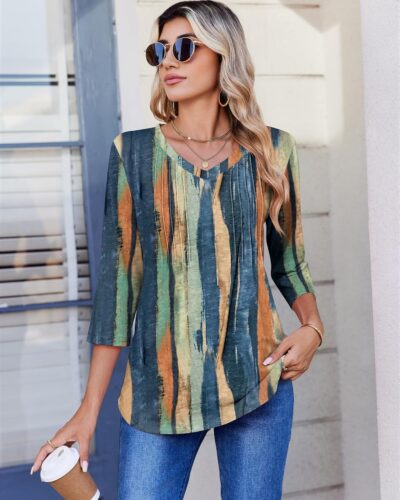 Women's V Neck Top - Image 3