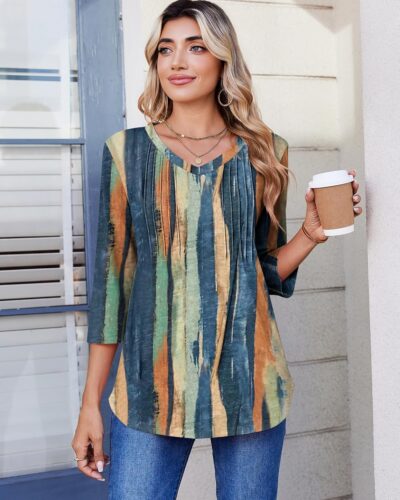 Women's V Neck Top - Image 4