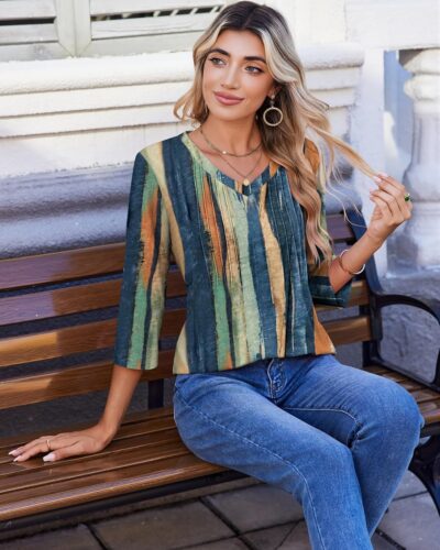 Women's V Neck Top - Image 5