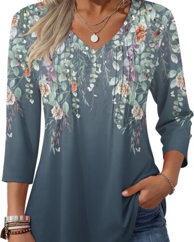 Women's V Neck Top - Image 7