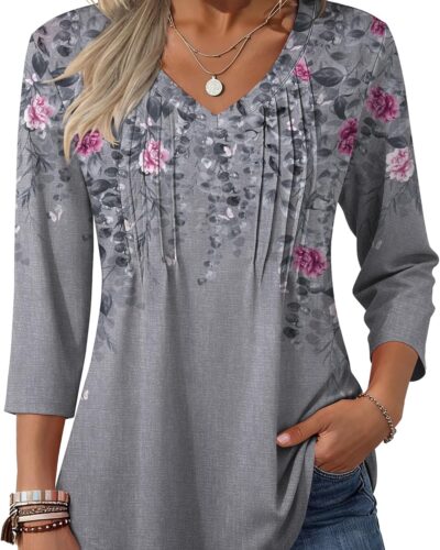 Women's V Neck Top - Image 8